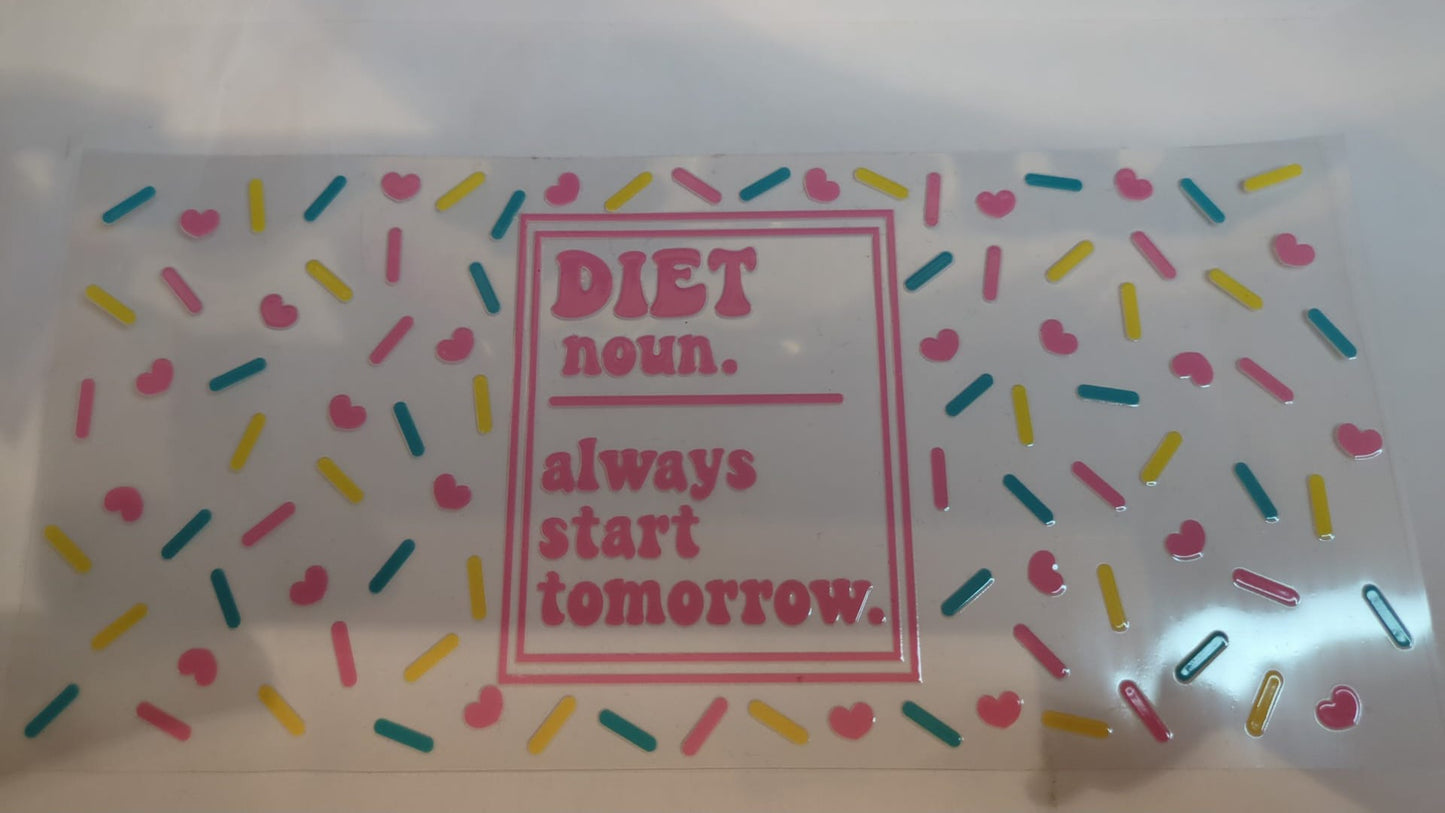 Diet Noun Cup Wrap