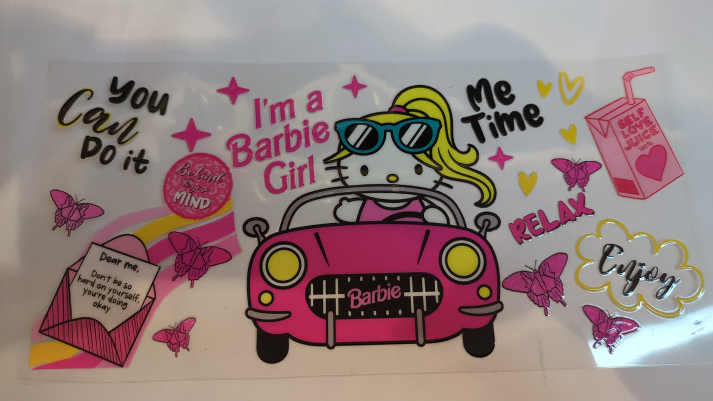 Hello Kitty Barbie Girl Cup Wrap